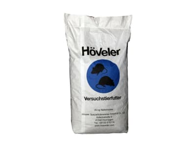 Höveler Nagerpellets mit Bierhefe für Mäuse und Ratten Pellet 25 kg Sack