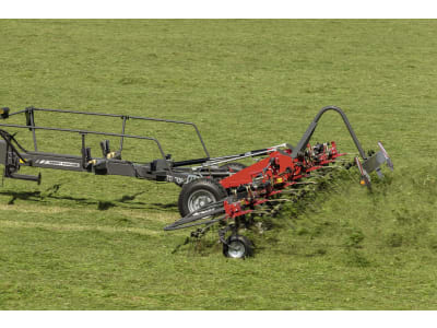 Massey Ferguson Heuwender "MF TD 1008 TRC" 10,20 m Unterlenker Heck Transportfahrwerk