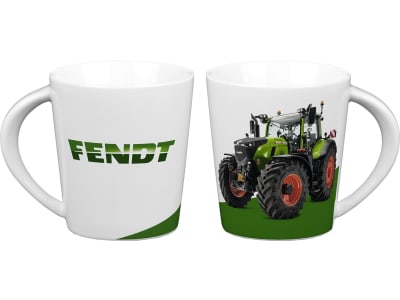 Fendt Tasse 0,35 l Porzellan, mit Traktorbild Fendt Gen7 und Fendt-Schriftzug, X991023153000