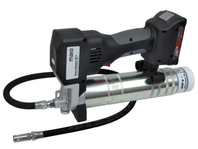 mato Akku-Fettpresse ACCU-GREASER 18V PREMIUM-SP AMP,  für Schraubkartuschen, mit Akku (18 V|2,0 Ah) und Ladegerät 3424213