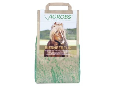 AGROBS Bierhefe pur getreidefreies Zusatzfutter mit natürlichen B-Vitaminen 10 kg Beutel