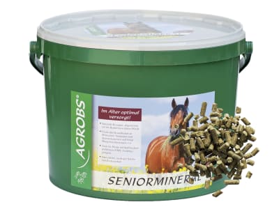 AGROBS Seniormineral für die Bedürfnisse von alten Pferden AGROBS Seniormineral für die Bedürfnisse von alten Pferden