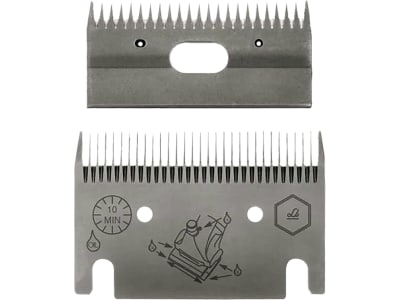 Lister Schermessersatz "LI 102" Ober-/Untermesser mit 23/31 Zähnen, Scherkopf VIII, für Rinder, 15-0206000