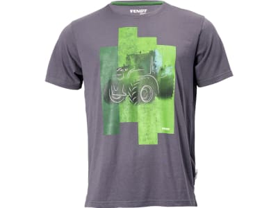 Fendt T-Shirt Unisex, grau, mit Fendt Gen 7 Artworkmotiv Fendt T-Shirt Unisex, grau, mit Fendt Gen 7 Artworkmotiv