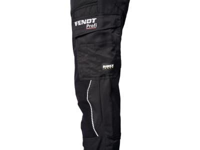Fendt Stretchhose für Herren schwarz, Fendt Profi-Logo Fendt Stretchhose für Herren schwarz, Fendt Profi-Logo