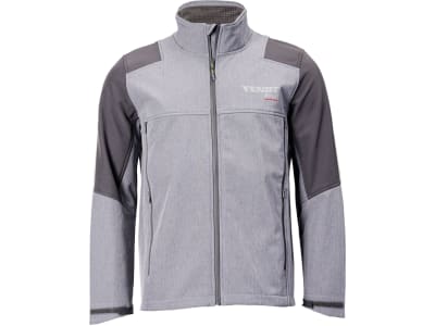 Fendt Softshelljacke "Profi" für Herren blassgrau; nachtgrau, reflektierendes Fendt Profi-Logo auf Brust und Rücken Fendt Softshelljacke "Profi" für Herren blassgrau; nachtgrau, reflektierendes Fendt Profi-Logo auf Brust und Rücken