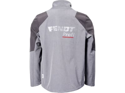 Fendt Softshelljacke "Profi" für Herren blassgrau; nachtgrau, reflektierendes Fendt Profi-Logo auf Brust und Rücken Fendt Softshelljacke "Profi" für Herren blassgrau; nachtgrau, reflektierendes Fendt Profi-Logo auf Brust und Rücken