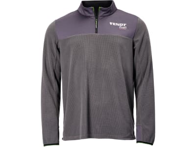 Fendt Fleecepullover "Profi" für Herren Gr. S grau, reflektierendes Fendt Profi-Logo auf Brust und Rücken, X991023086000