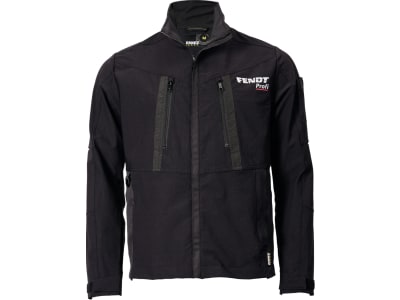 Fendt Stretchjacke "Profi" für Herren schwarz, Fendt Profi-Logo auf Brust und Rücken Fendt Stretchjacke "Profi" für Herren schwarz, Fendt Profi-Logo auf Brust und Rücken