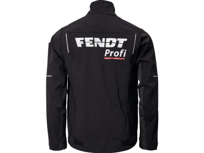 Fendt Stretchjacke "Profi" für Herren schwarz, Fendt Profi-Logo auf Brust und Rücken Fendt Stretchjacke "Profi" für Herren schwarz, Fendt Profi-Logo auf Brust und Rücken