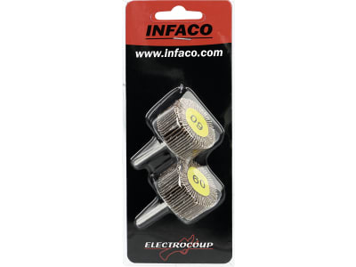 INFACO® Fächerschleifer 2 St. für Schleifgerät Electrocoup A48V3, A48L INFACO® Fächerschleifer 2 St. für Schleifgerät Electrocoup A48V3, A48L