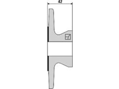 Industriehof® Lagereinheit 90,5 mm; 145 mm, LK 104 mm, für Väderstad Eggenscheibe Drillmaschine, Kurzscheibenegge, 31-0473