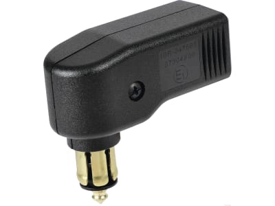 Herth + Buss Stecker 12 – 24 V, 1-polig, USB-Ladebuchse 5 V/3 A, integrierter Gleichspannungswandler