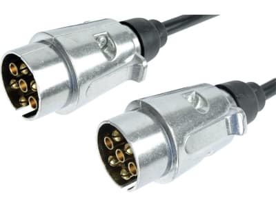 Herth + Buss Verlängerungskabel 2,8 m 12 V, Metallstecker 7-polig, 6 x 1,0 mm², 1 x 1,5 mm², 51 276 547 Herth + Buss Verlängerungskabel 2,8 m 12 V, Metallstecker 7-polig, 6 x 1,0 mm², 1 x 1,5 mm², 51 276 547