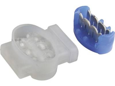 Herth + Buss Kabelverbinder mit Gel, 3-polig, Kabel 0,5 – 2,5 mm², blau, 50 252 592