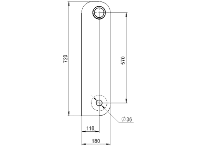 Düvelsdorf Anschweißplatte für Teleskoplader Massey Ferguson, 2 St. 5110310