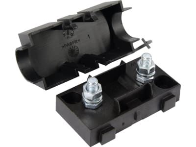 Herth + Buss Sicherungshalter, 32 V, 200 A, aneinanderreihbar, für Sicherungsstreifen und Schraubsicherung "MIDI/BF1", 50 300 018 Herth + Buss Sicherungshalter, 32 V, 200 A, aneinanderreihbar, für Sicherungsstreifen und Schraubsicherung "MIDI/BF1", 50 300 018