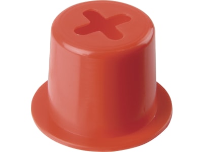 Herth + Buss Schutzkappe für Pluspol Batterie, Ø innen 19,5 mm, rot, 50 281 119