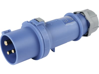 Herth + Buss CEE-Stecker, 230 V, 16 A, 3-polig, blau, mit Knickschutz, Zugentlastung, für Nutzfahrzeuge, 51 307 021 Herth + Buss CEE-Stecker, 230 V, 16 A, 3-polig, blau, mit Knickschutz, Zugentlastung, für Nutzfahrzeuge, 51 307 021