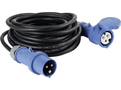Herth + Buss Verlängerungskabel 10 m, 230 V, 16 A, CEE-Stecker/CEE-Dose 3-polig, mit Deckel,, 51 307 053 Herth + Buss Verlängerungskabel 10 m, 230 V, 16 A, CEE-Stecker/CEE-Dose 3-polig, mit Deckel,, 51 307 053