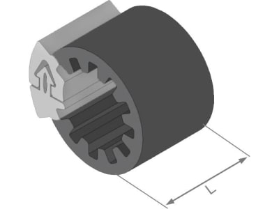 Herth + Buss Abstandhalter "Clipfixbasic" Ø innen 17 x 30 mm, 50 230 318