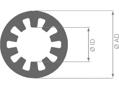 Herth + Buss Abstandhalter "Classicfixbasic" Ø innen 13 x 15 mm, 50 230 808