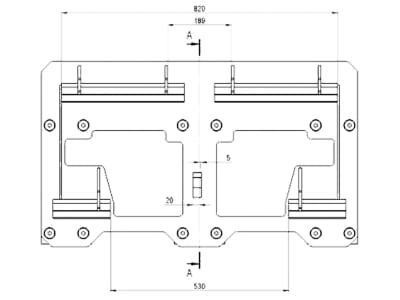 Düvelsdorf Anschraubplatte D-Lock; D-Lock S; Schäffer Platte, 2 St., 5120035