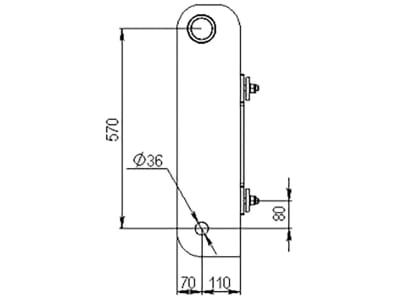 Düvelsdorf Anschraubplatte D-Lock; D-Lock S für Teleskoplader Bobcat, 2 St., 5120180