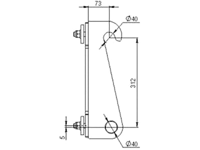 Düvelsdorf Anschraubplatte D-Lock für Radlader Volvo L30 – 35, 2 St., 5120125 Düvelsdorf Anschraubplatte D-Lock für Radlader Volvo L30 – 35, 2 St., 5120125
