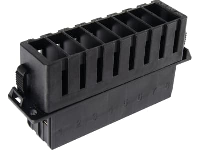 Herth + Buss Sicherungsdose 118 x 59 x 29 mm, 8-polig, Aufbau für Standard-Sicherungsautomat "ATO", 50 300 032 Herth + Buss Sicherungsdose 118 x 59 x 29 mm, 8-polig, Aufbau für Standard-Sicherungsautomat "ATO", 50 300 032