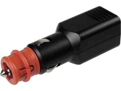 Herth + Buss Stecker 12 – 24 V/7,5 A, 1-polig, geschraubte Zugentlastung, 51 306 072