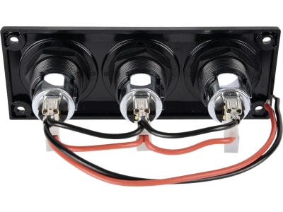 Herth + Buss Steckdose 1-polig, 12 – 24 V, 20 A, Flachsteckhülse 6,3 mm, Kunststoff, 3 x Steckanschluss, 51 306 445 Herth + Buss Steckdose 1-polig, 12 – 24 V, 20 A, Flachsteckhülse 6,3 mm, Kunststoff, 3 x Steckanschluss, 51 306 445