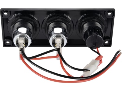 Herth + Buss Steckdose 1-polig, 12 – 24 V, 20 A, USB-Ladebuchse 5 V/5 A, mit Überspannungsschutz, 51 306 872 Herth + Buss Steckdose 1-polig, 12 – 24 V, 20 A, USB-Ladebuchse 5 V/5 A, mit Überspannungsschutz, 51 306 872