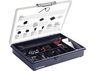 Herth + Buss Befestigungssockel-Kabelbinder-Sortiment 110 St., 54 265 010 Herth + Buss Befestigungssockel-Kabelbinder-Sortiment 110 St., 54 265 010