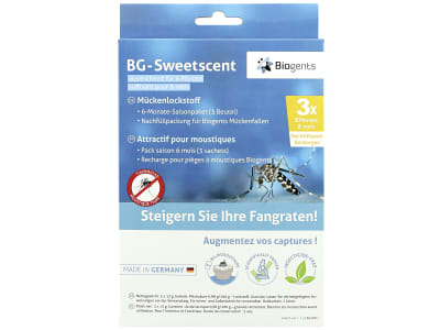 Biogents BG-Sweetscent Lockstoff Nachfüllpack für 6 Monate 1 St.  zur Bekämpfung von Stechmücken/ der Asiatischen Tigermücke 