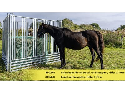 Patura Panel B x H: 3,00 x 1,70 m für Pferde, mit Fressgitter, 310450 Patura Panel B x H: 3,00 x 1,70 m für Pferde, mit Fressgitter, 310450