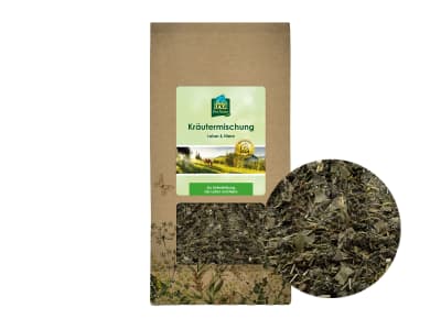 Lexa Kräutermischung Leber & Niere Kräutermix mit Mariendistelsamen und Birkenblättern für Pferde 1 kg Beutel