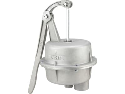 Handmembranpumpe "Rovatti PAM" 3/4 " IG, Aluminium, zum Anheben der Wassersäule bei normalansaugenden Zapfwellenpumpen Handmembranpumpe "Rovatti PAM" 3/4 " IG, Aluminium, zum Anheben der Wassersäule bei normalansaugenden Zapfwellenpumpen
