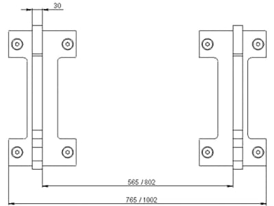 Düvelsdorf Anschraubplatte D-Lock; D-Lock S; Giant 562 mm, 2 St., 5120200