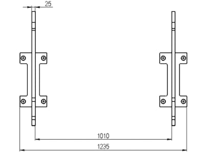 Düvelsdorf Anschraubplatte D-Lock; JCB Q-fit Agri, 2 St., 5120215