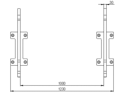 Düvelsdorf Anschraubplatte D-Lock; JCB Q-fit, 2 St., 5120217