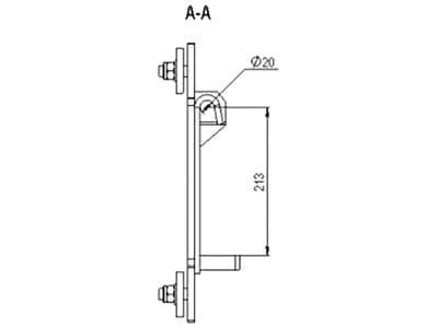 Düvelsdorf Anschraubplatte D-Lock; D-Lock S für Radlader Multi-One, 2 St., 5120220