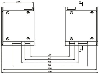 Düvelsdorf Anschraubplatte D-Lock für Skid Steer, 2 St., 5120250