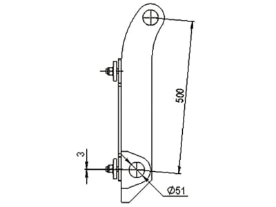 Düvelsdorf Anschraubplatte D-Lock für Radlader Zeppelin ZL 80 – 120, 2 St., 5120290