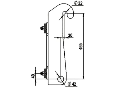 Düvelsdorf Anschraubplatte D-Lock; D-Lock S für Radlader Zettelmeyer ZL402, 2 St., 5120300 Düvelsdorf Anschraubplatte D-Lock; D-Lock S für Radlader Zettelmeyer ZL402, 2 St., 5120300
