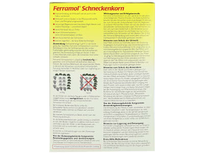 NEUDORFF Ferramol Schneckenkorn 2 kg Schachtel Bio, Schnecken und Nacktschnecken natürlich bekämpfen, auch im ökologischen Landbau 400 m²
