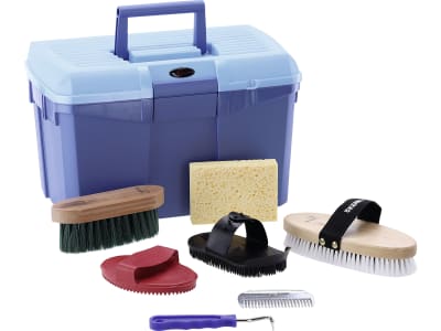 KERBL Putzbox 8-teilig, herausnehmbarer Einsatz, 321775 KERBL Putzbox 8-teilig, herausnehmbarer Einsatz, 321775
