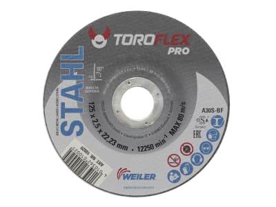 Toroflex   Trennscheibe Classic Universal A 30 S4 BF 125 x 22,23 mm