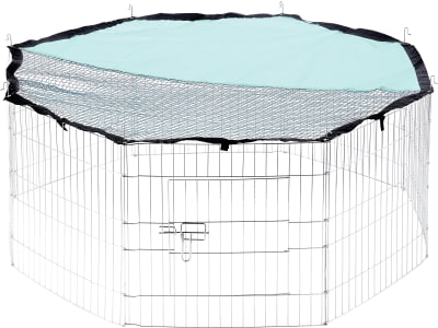 KERBL Freilaufgehege Ø 143 cm 8-eckig, für Kaninchen und Meerschweinchen, 82708