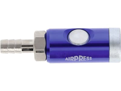 Airpress Sicherheits-Druckluftmuffe mit Schlauchtülle Anschluss Euro NW 7,2 mm